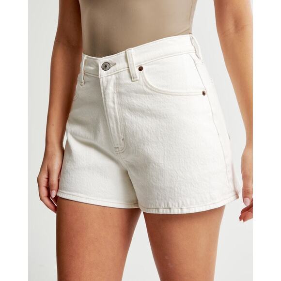 Abercrombie & Fitch The 90s Relaxed Cutoff Short High Rise - Picture 1 of 4
